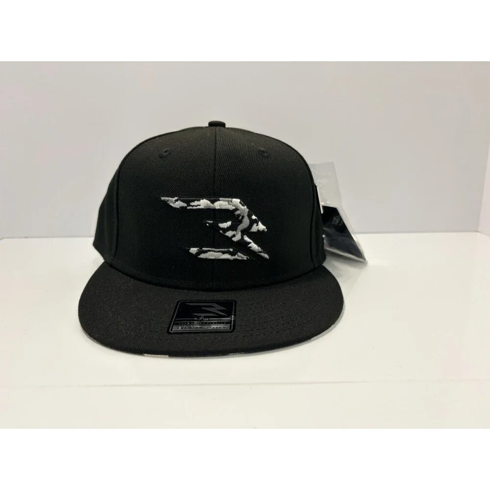 3Brand Camo Logo Black Hat Men’s 7 1/2 Lids Exclusive Special Edition Pins NWT